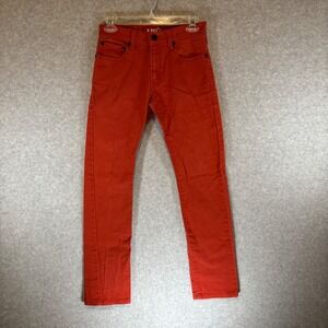 Levi's 510 Super Skinny‎ Pants Women 27x27 Red Excellent Stretch Denim Jeans